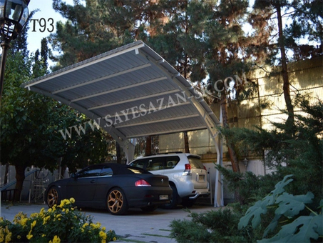نمونه سایبان پارکینگ