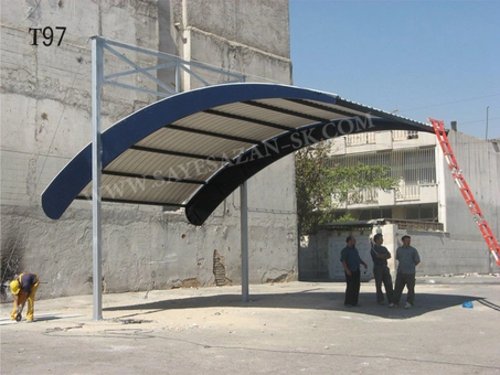 مدل سایبان ماشین در حیاط