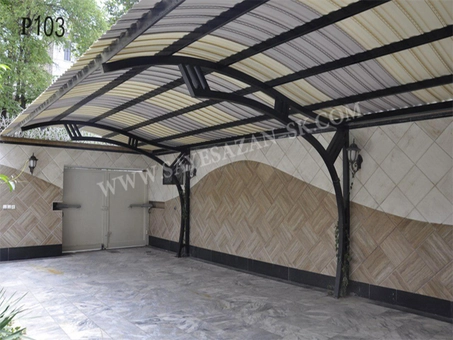 سایبان حیاط اصفهان 