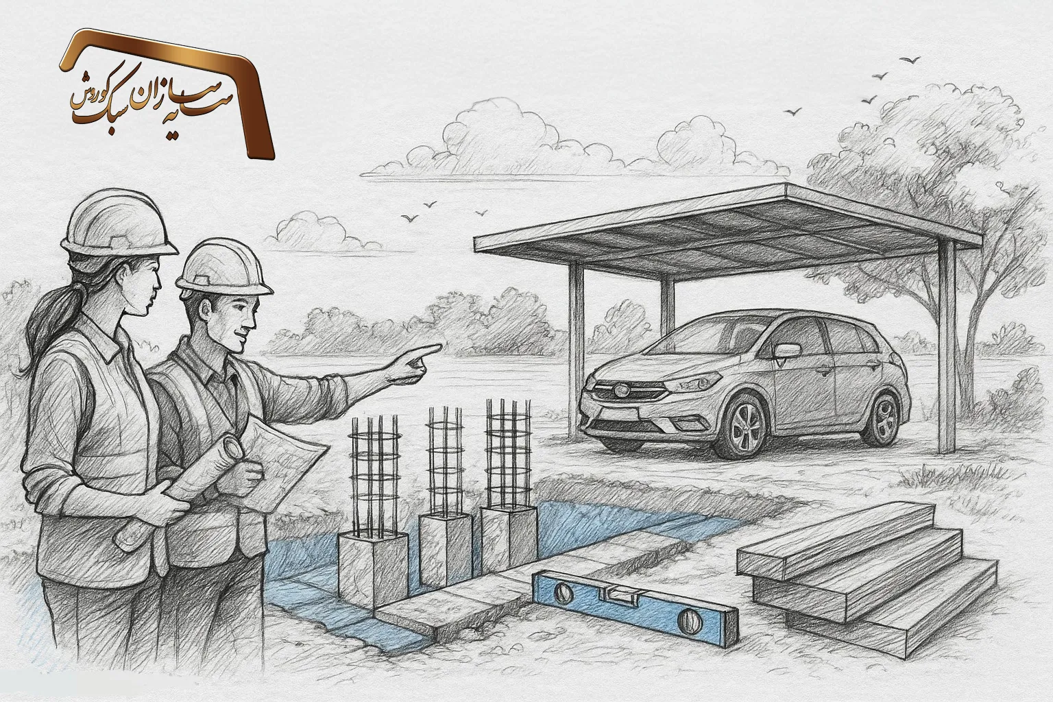 اجرا فونداسیون سایبان