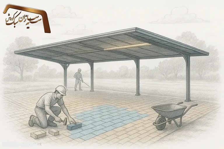 اجرا کف سازی پارکینگ